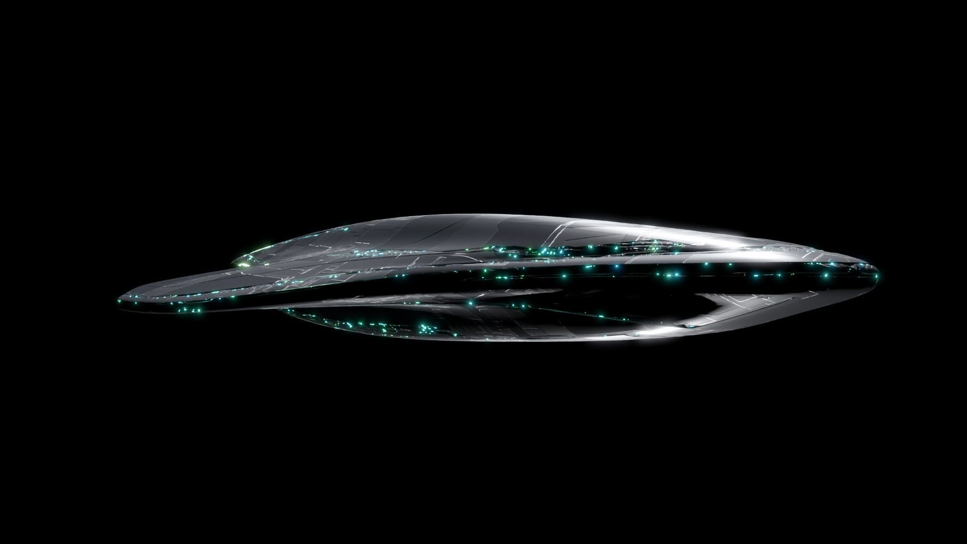 Mothership - Capitalship 3D model_4