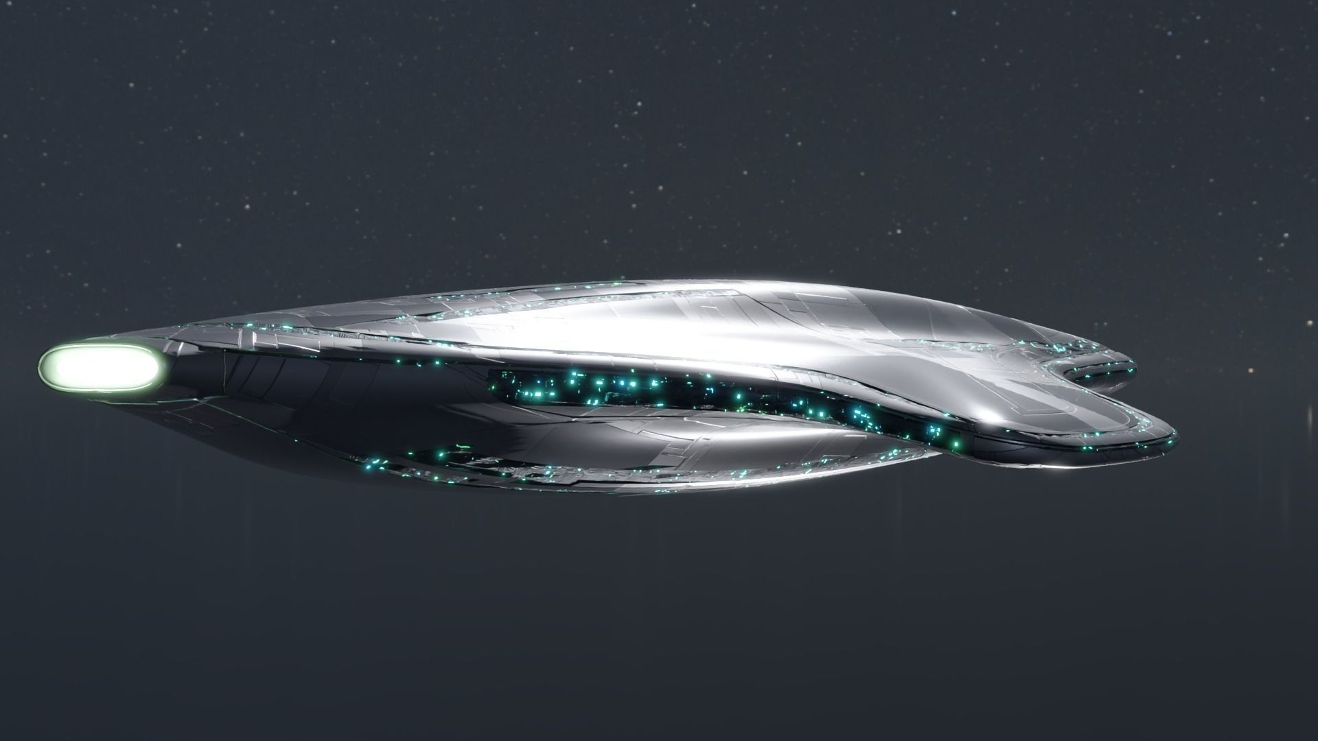 Mothership - Capitalship 3D model_14