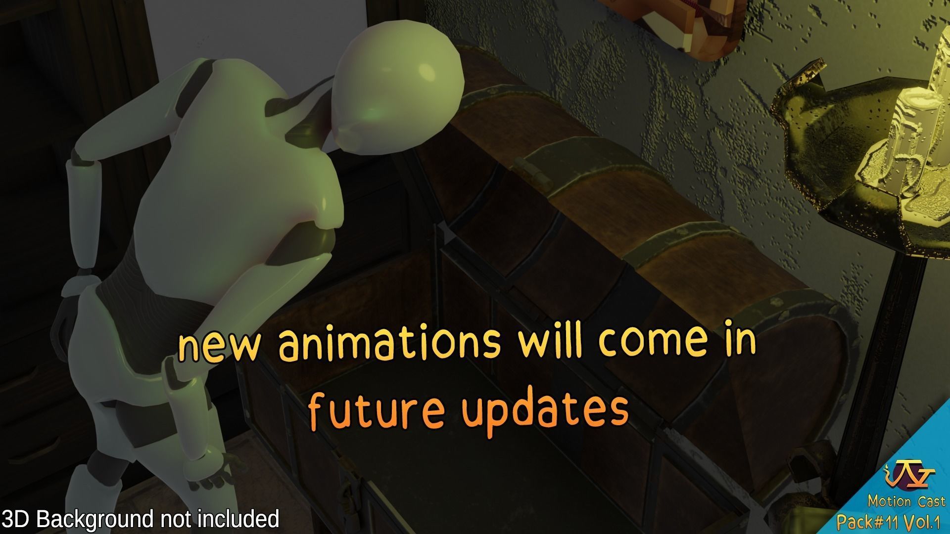 Classic 3D Survival Horror animations - Motion Cast11 Vol1 3D model_9