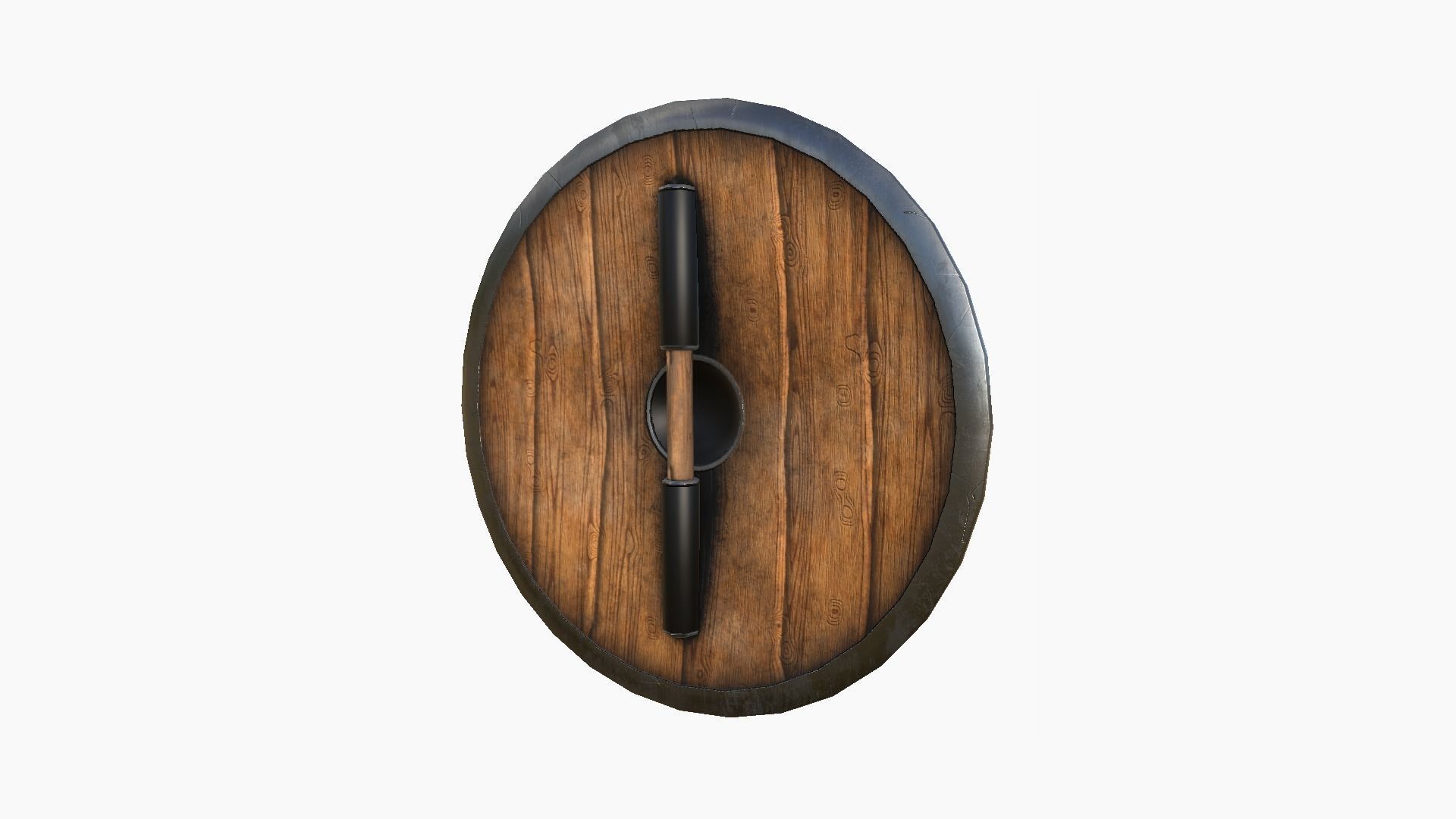 Viking Shield A22 Kolovrag - Character Weapon Design Low-poly 3D model_2