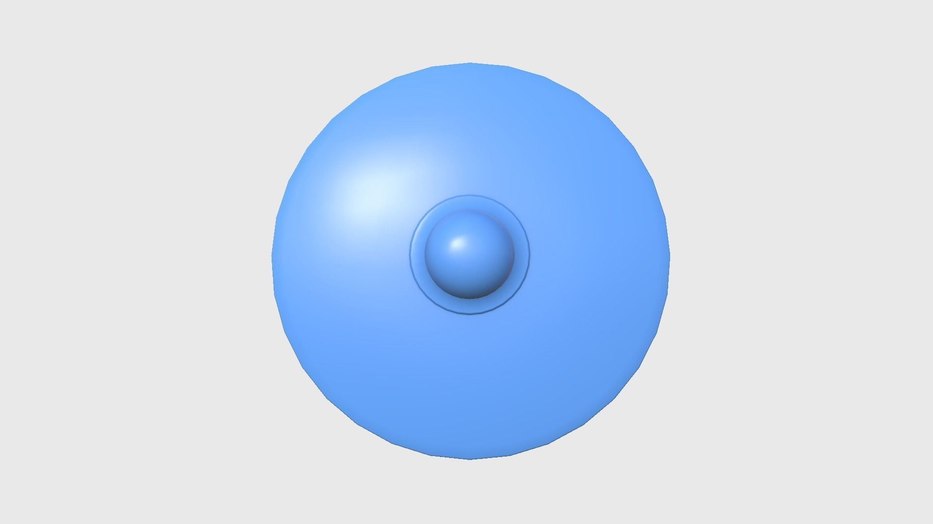 Viking Shield A20 Bloody - Character Weapon Design Low-poly 3D model_7