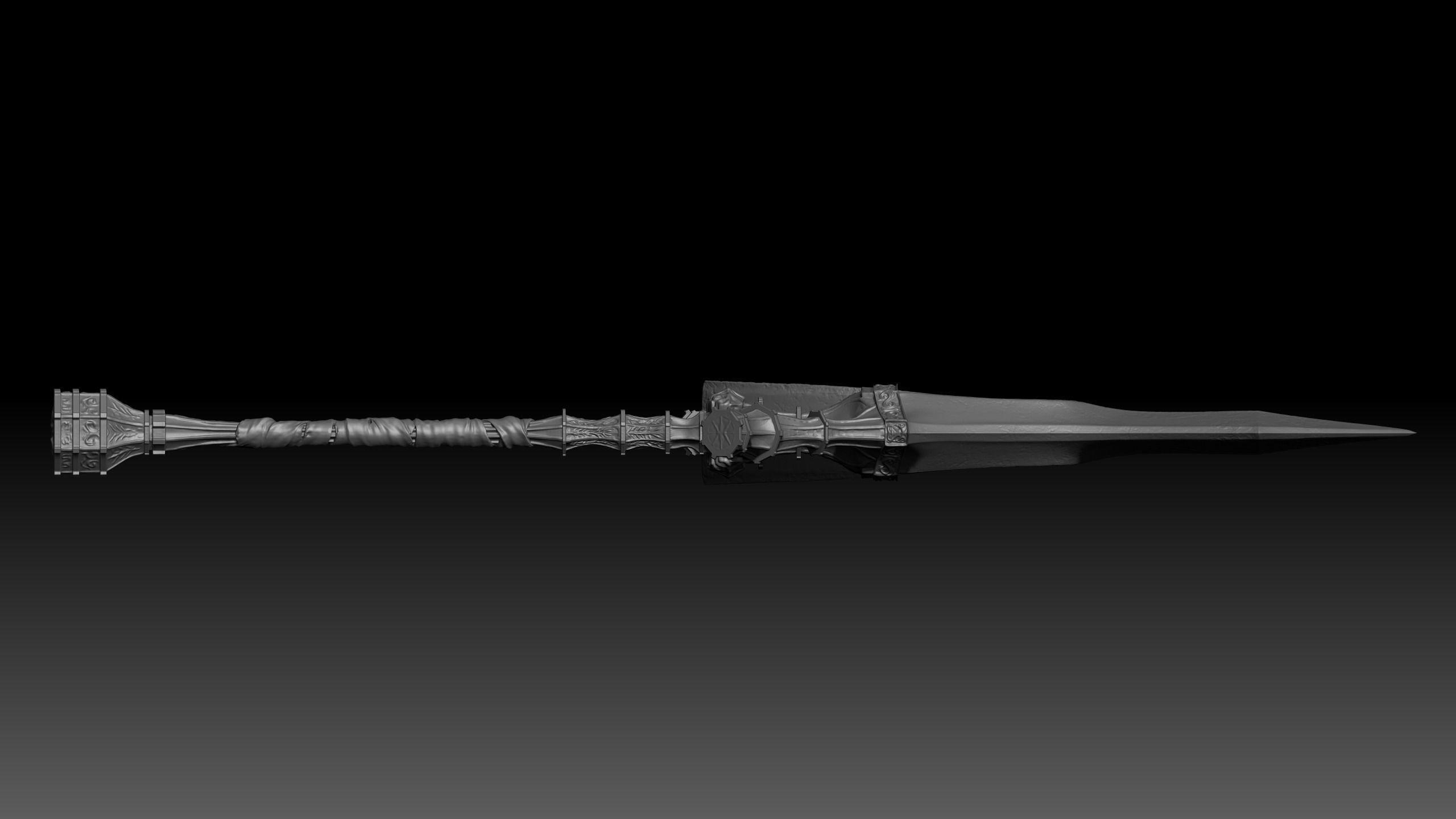 Serpent-Hunter  - Elden Ring weapon 3D print model_2