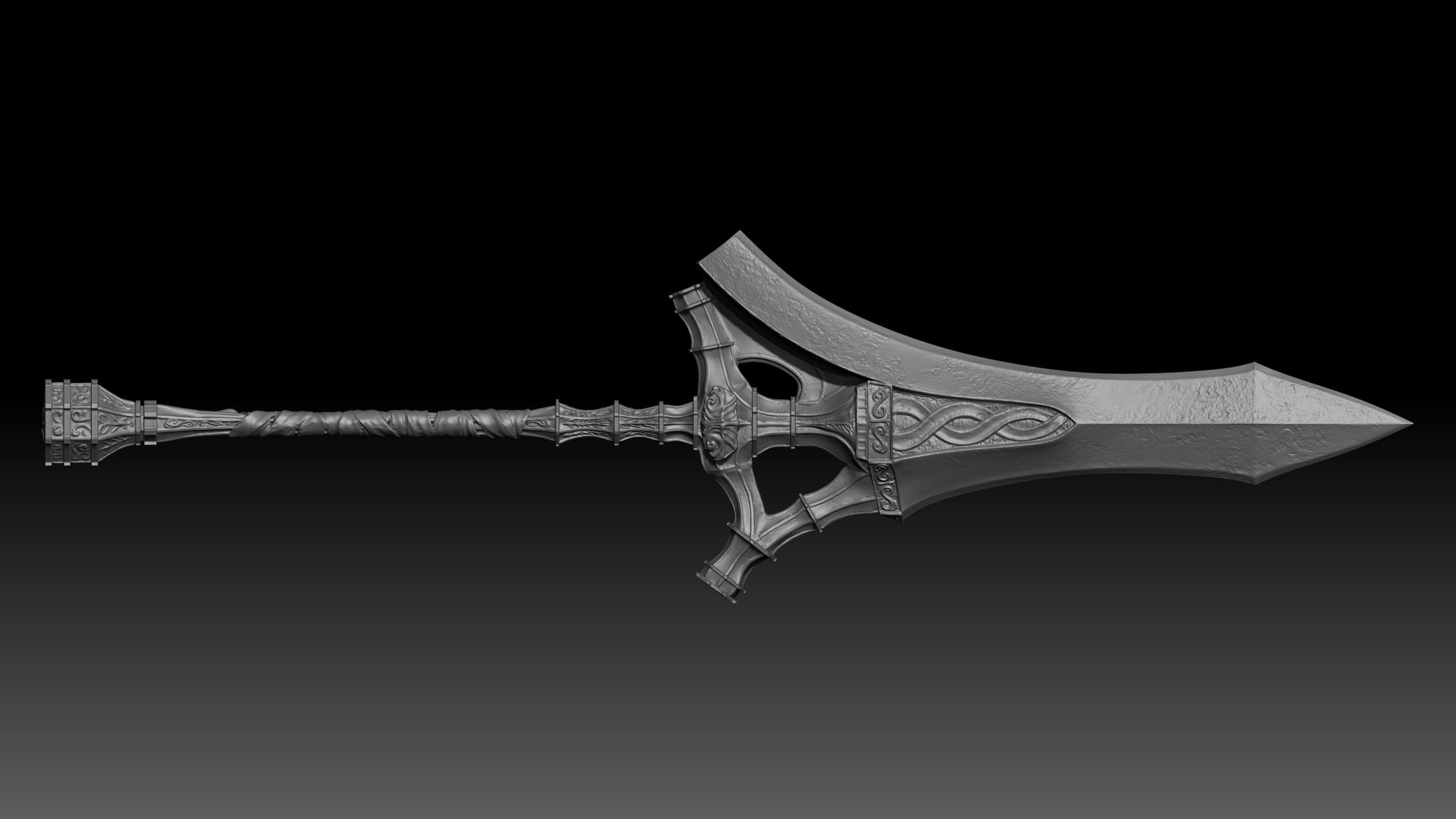 Serpent-Hunter  - Elden Ring weapon 3D print model_1