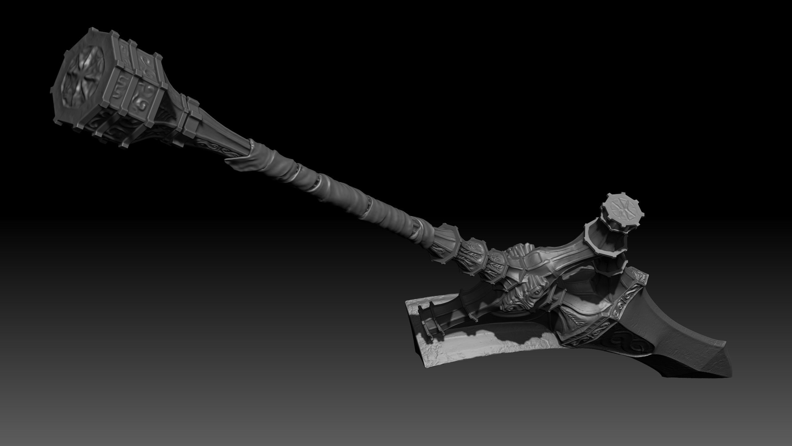 Serpent-Hunter  - Elden Ring weapon 3D print model_4