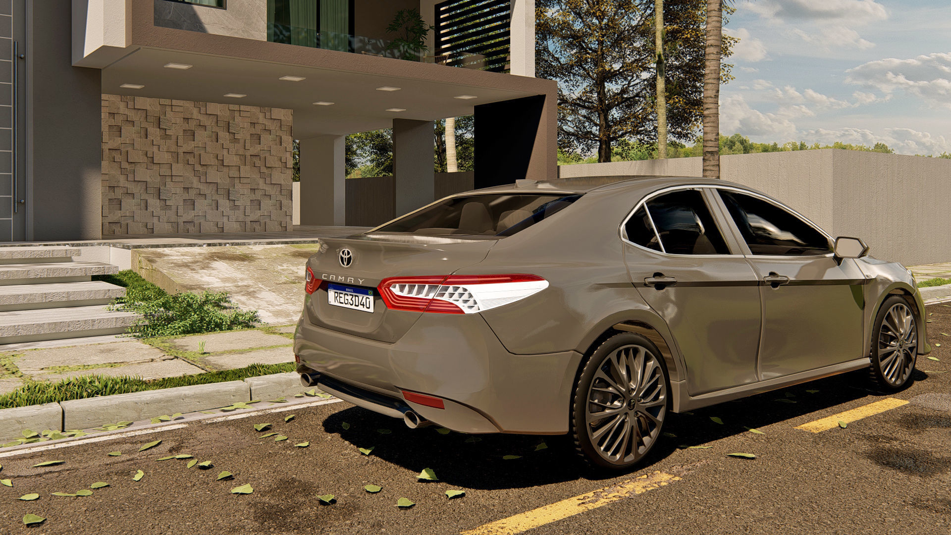 corolla car scene in lumion 3D model 3D model 3D model 3D model_2