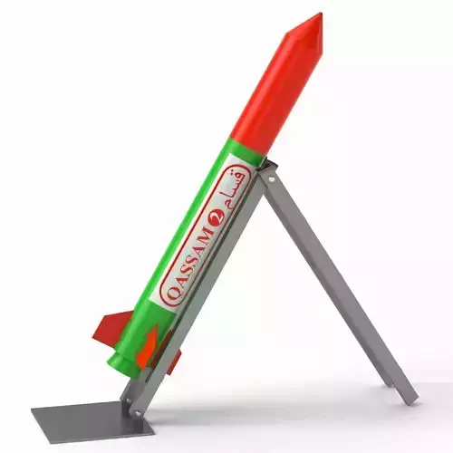Qassam 2 Rocket with launcher