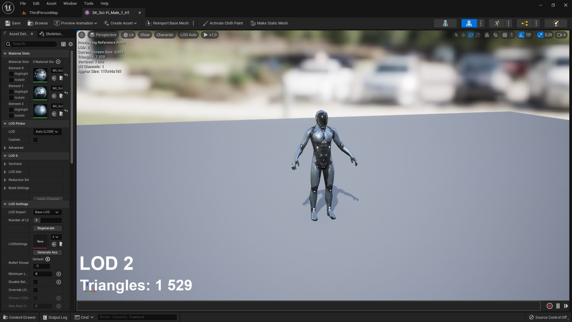Sci-Fi Male 1 Low-poly 3D model_12
