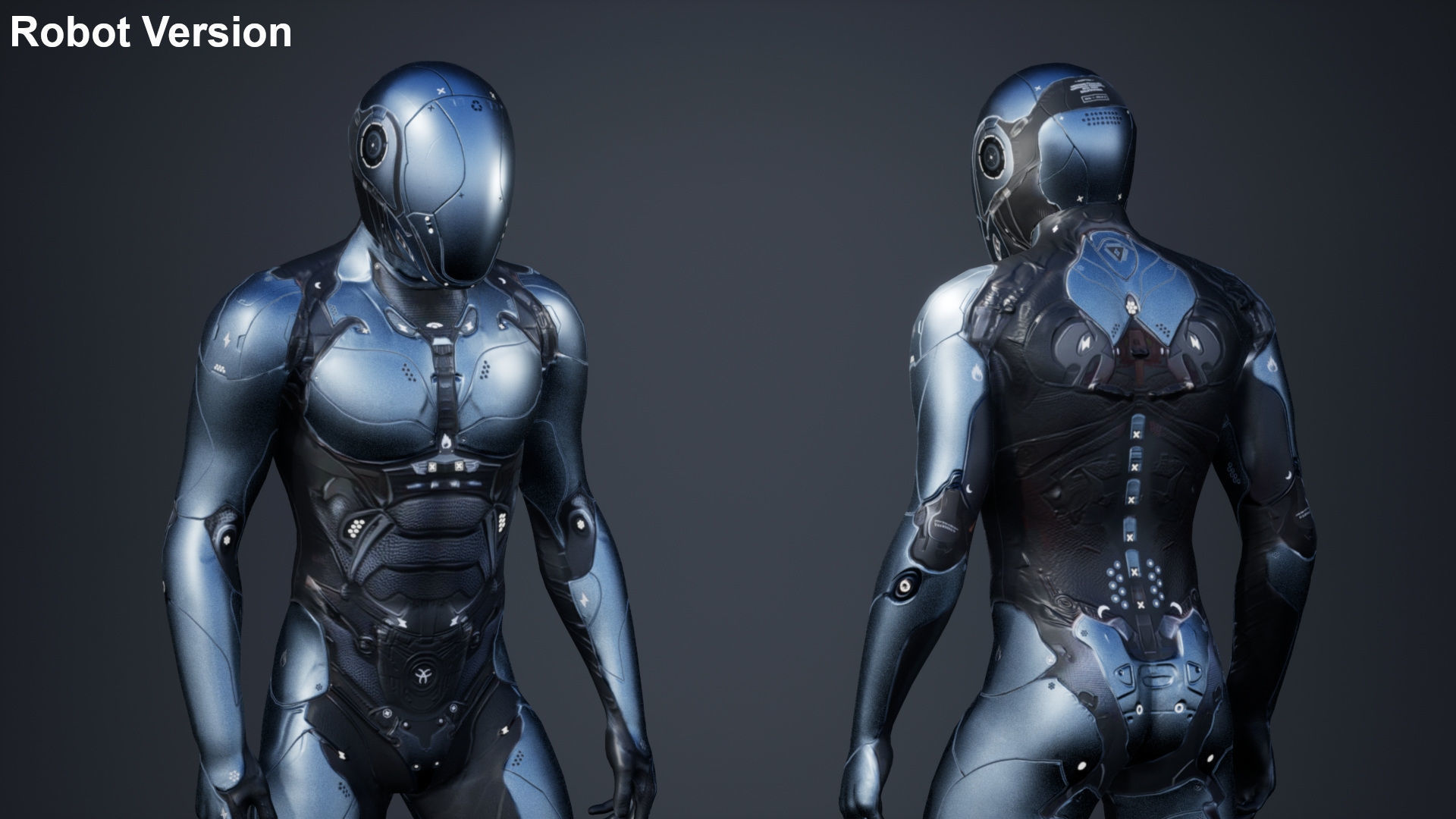 Sci-Fi Male 1 Low-poly 3D model_3