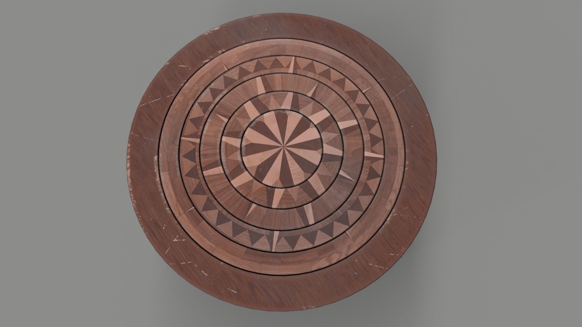 Puzzle Circle Prop Low-poly 3D model_2