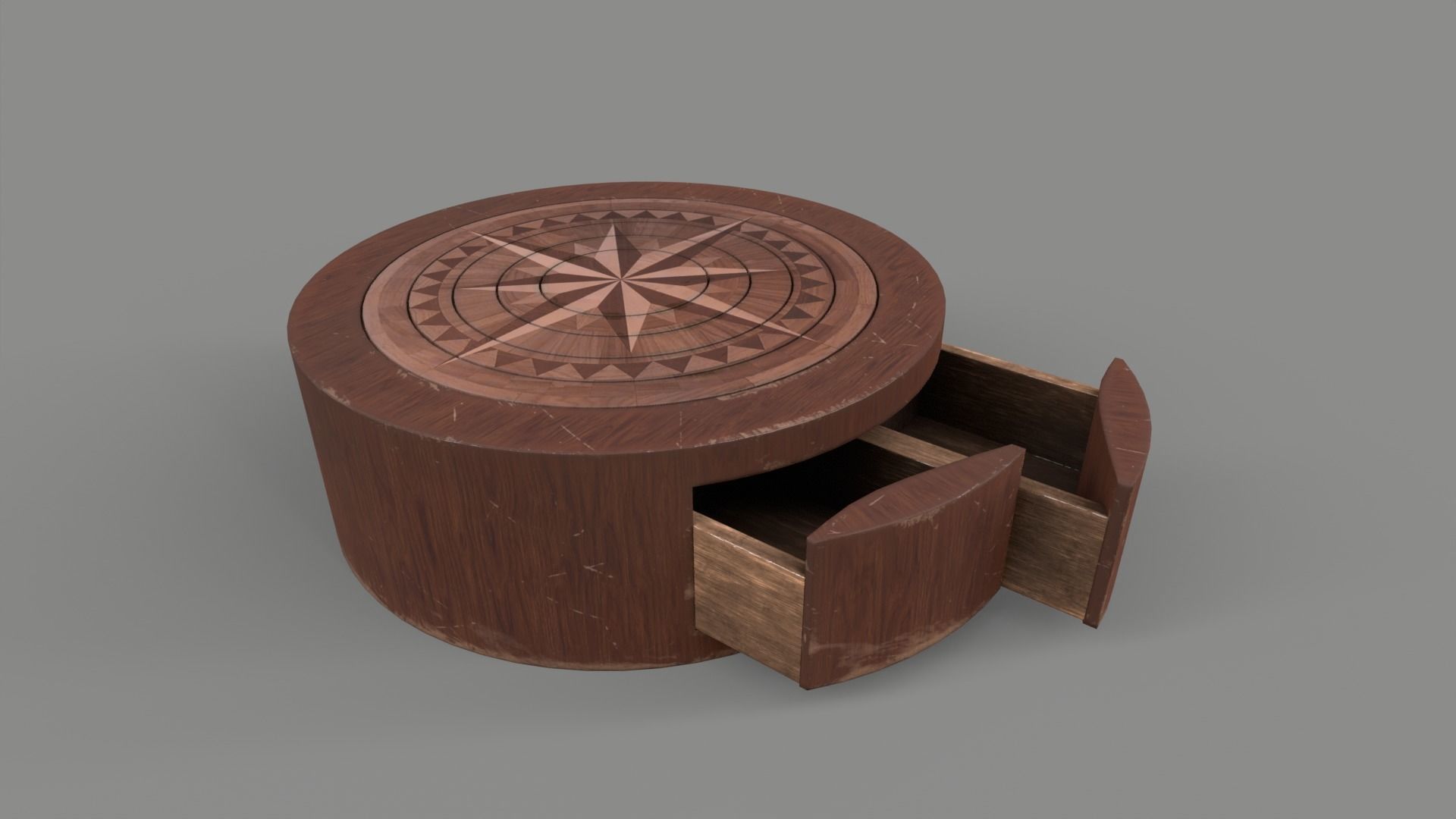 Puzzle Circle Prop Low-poly 3D model_14