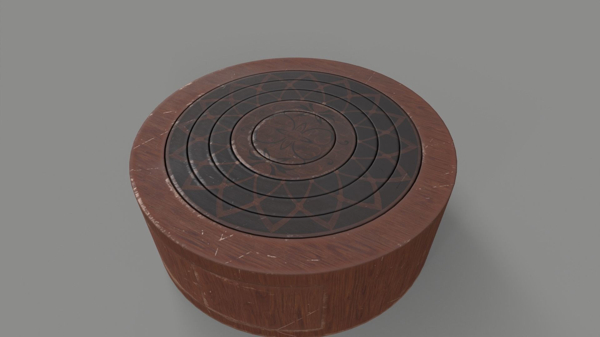 Puzzle Circle Prop Low-poly 3D model_12