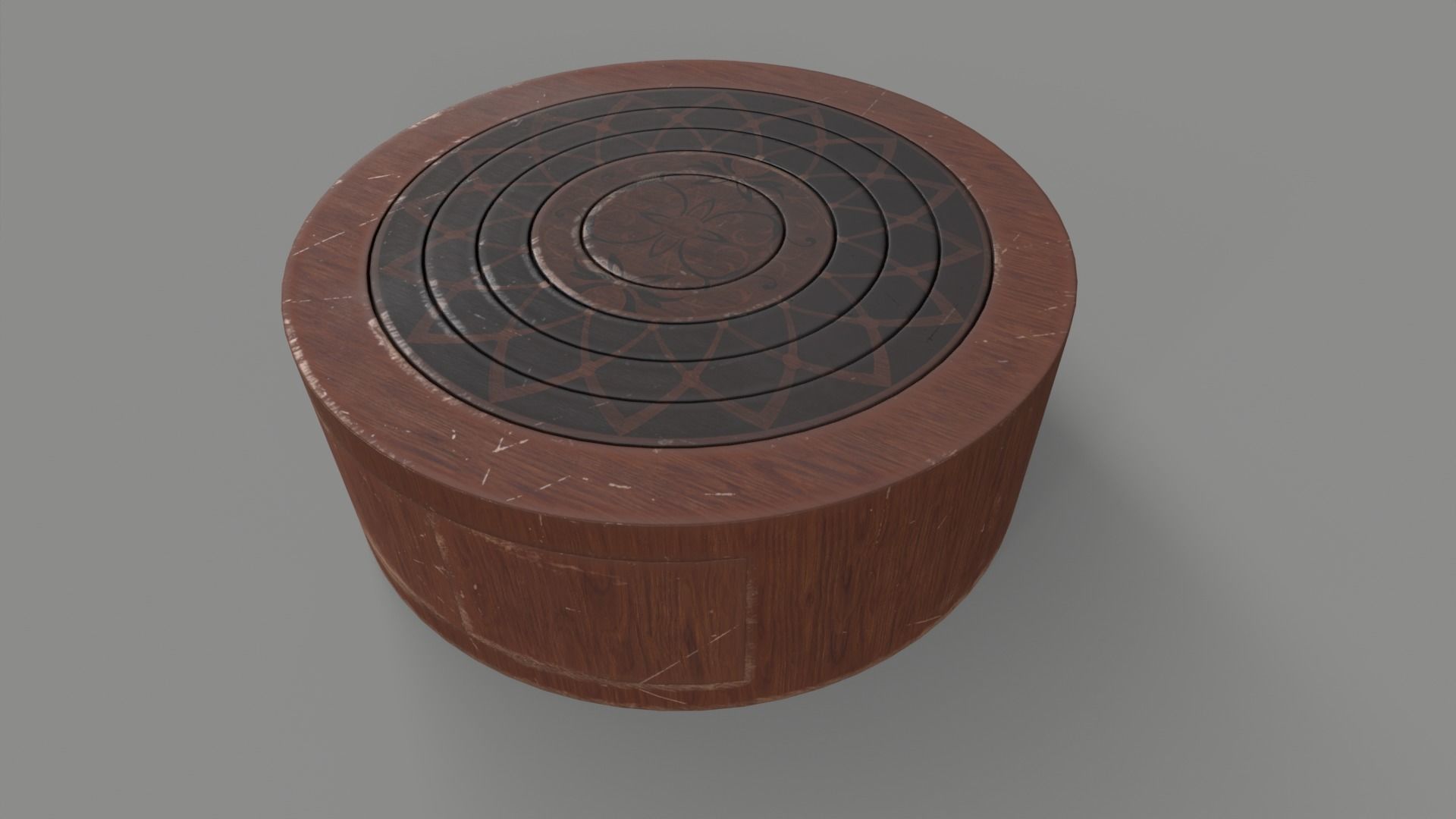 Puzzle Circle Prop Low-poly 3D model_13
