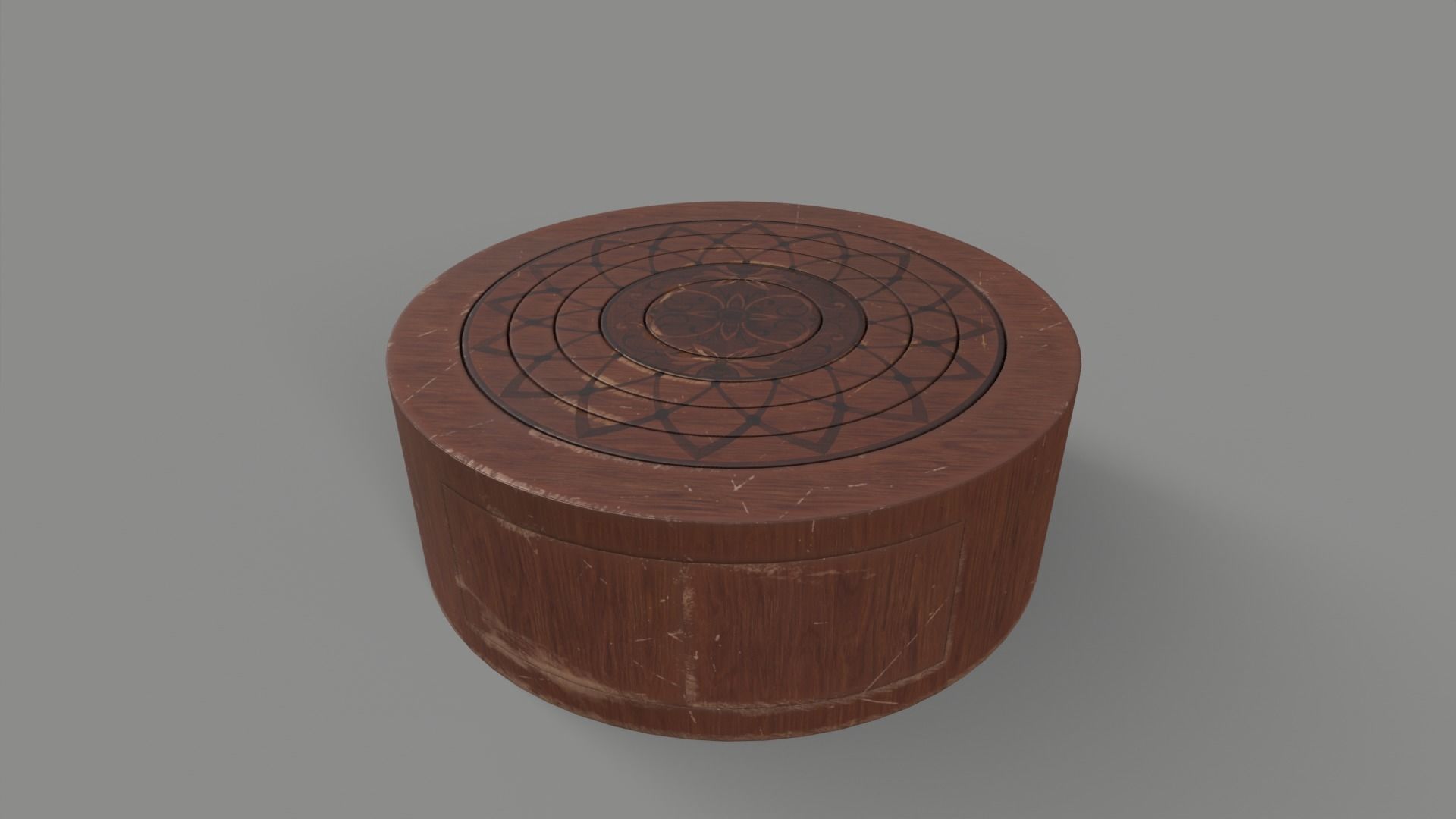 Puzzle Circle Prop Low-poly 3D model_11