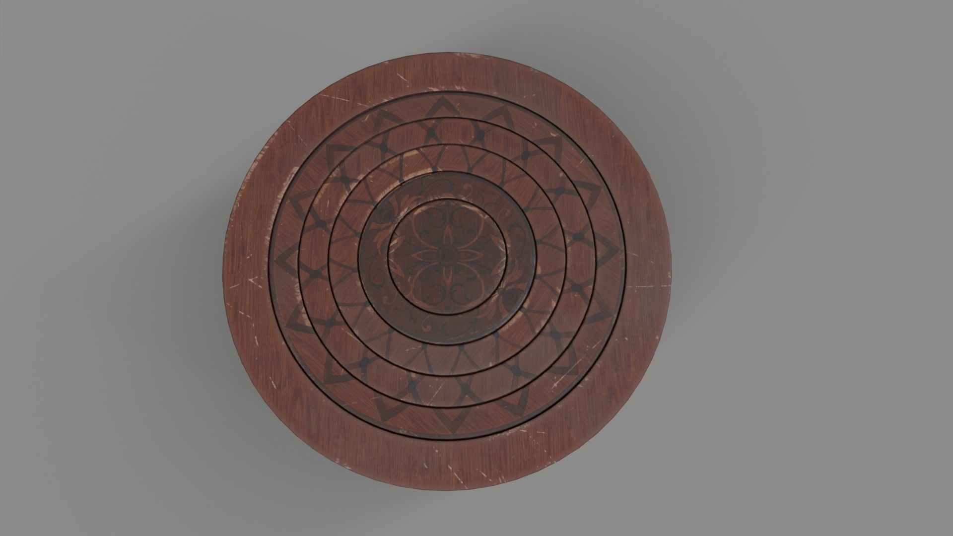 Puzzle Circle Prop Low-poly 3D model_10