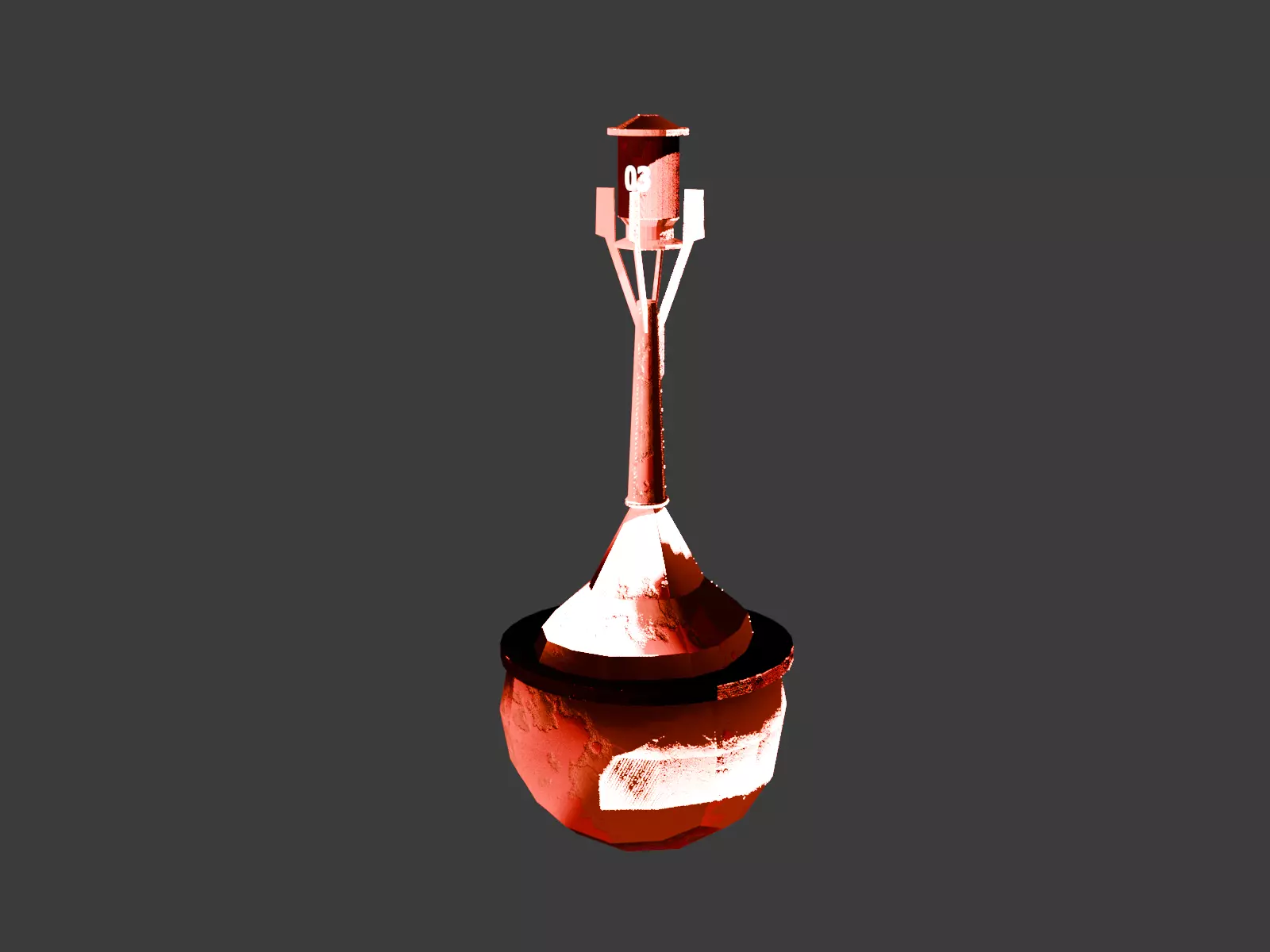 Water buoy 3D model_0