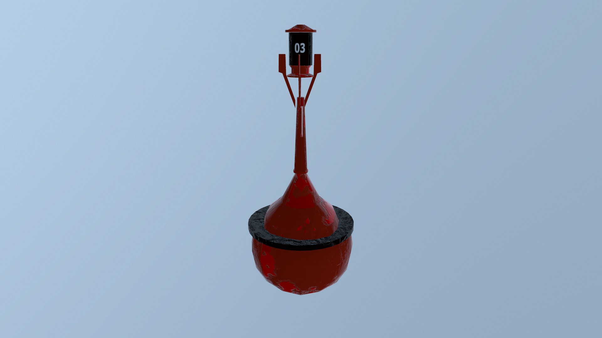 Water buoy 3D model_2