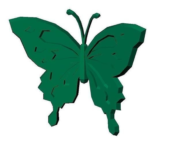 Butterfly Free 3D print model