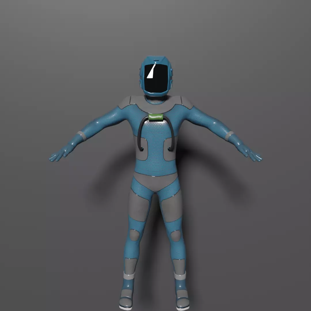 Enviromental suit Free 3D model