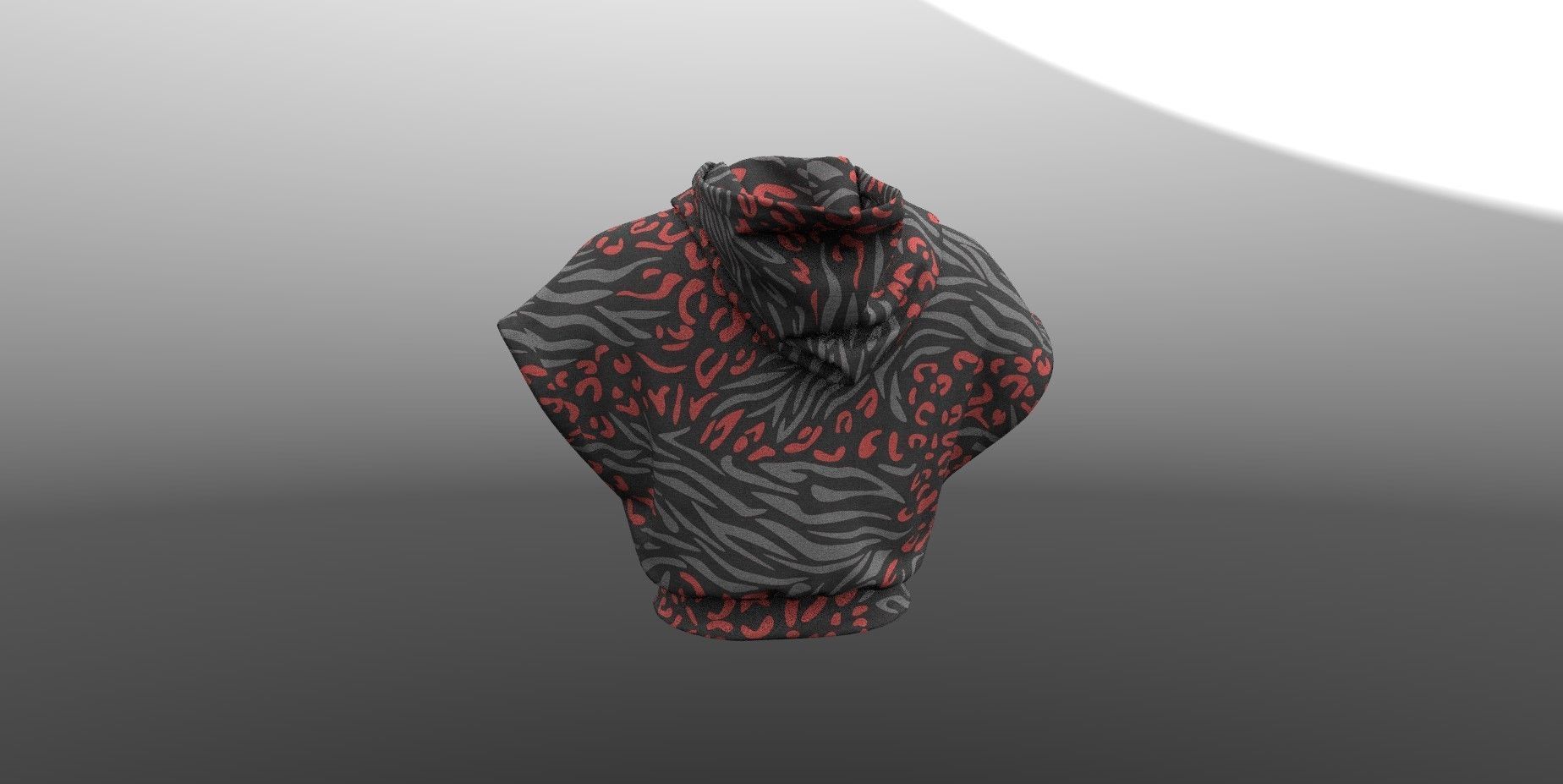Female Hoodie PBR 4k Low-poly 3D model_1