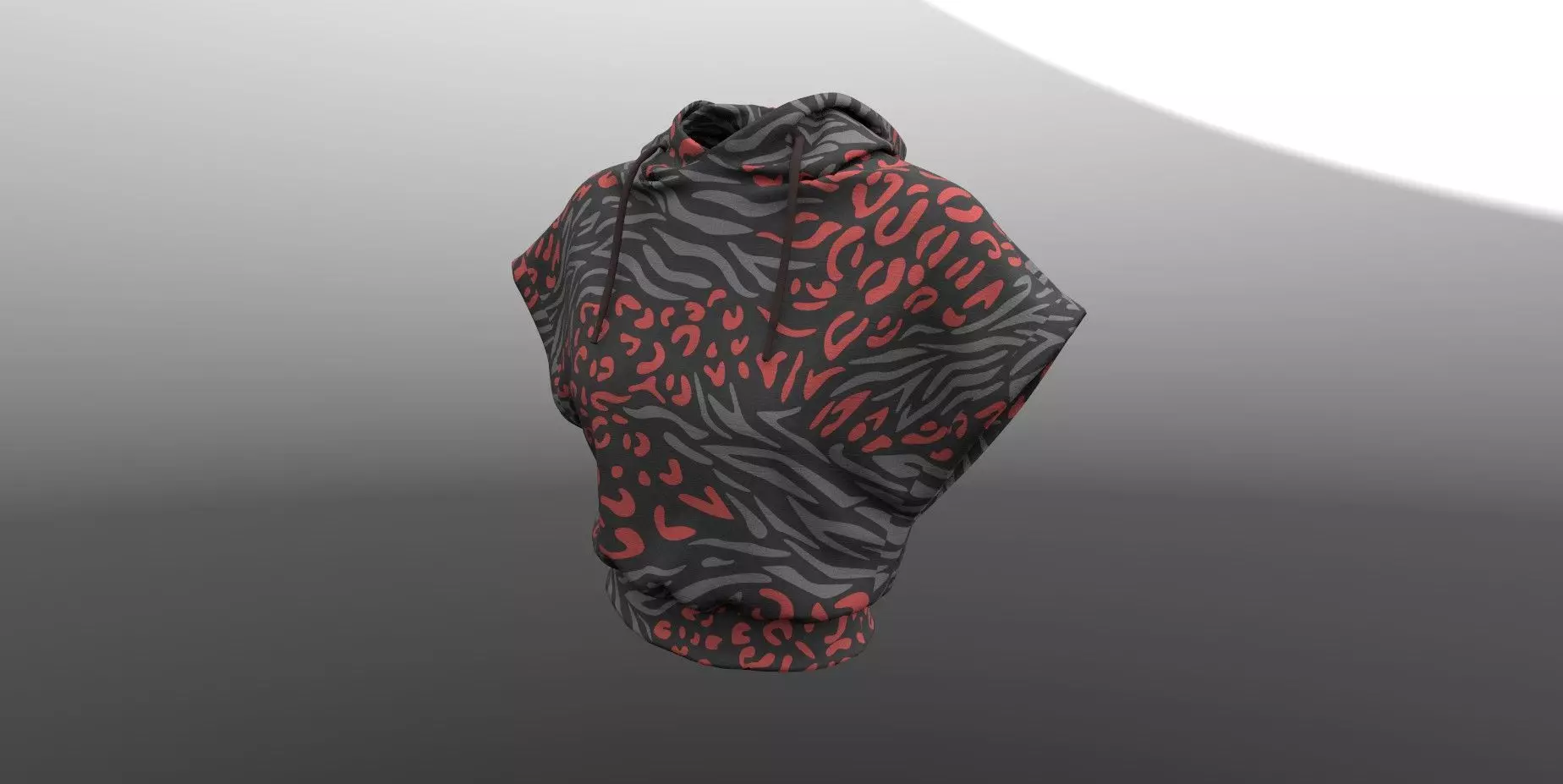 Female Hoodie PBR 4k Low-poly 3D model_0