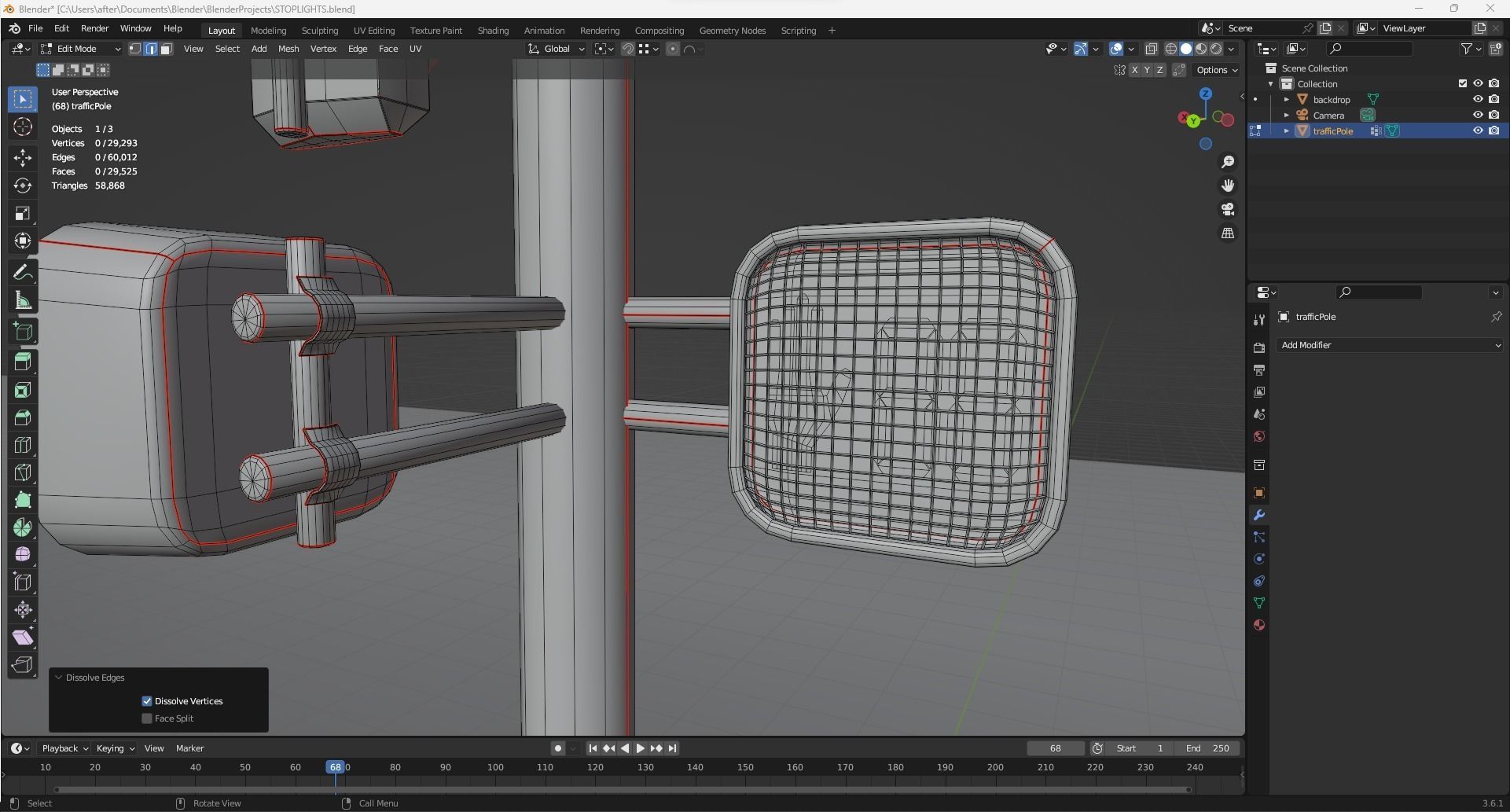 Traffic Lights 3D model_9