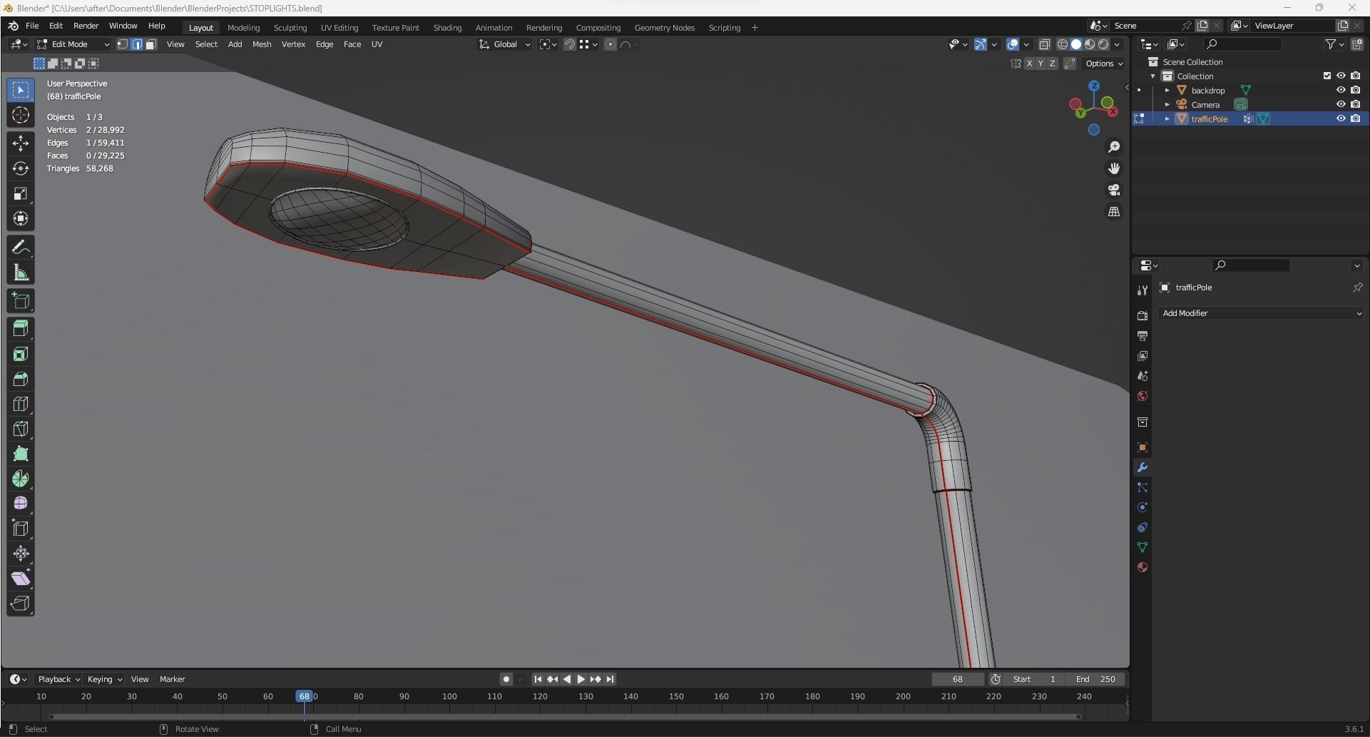 Traffic Lights 3D model_11