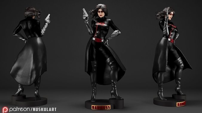 GI JOE Baroness - Collectible -  3D Print Stl Digital File Free 3D print model