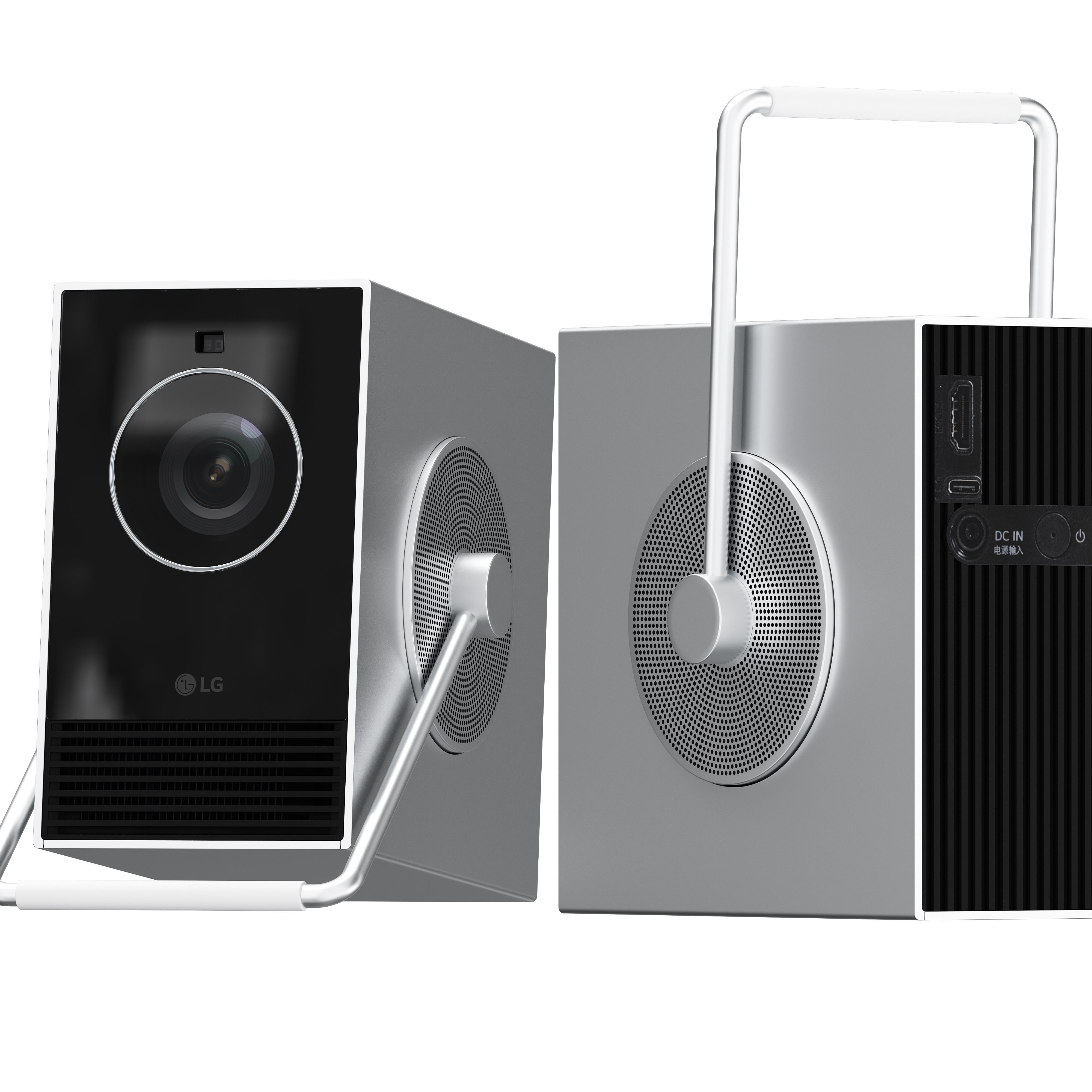 LG cinebeam cube 3D model_2