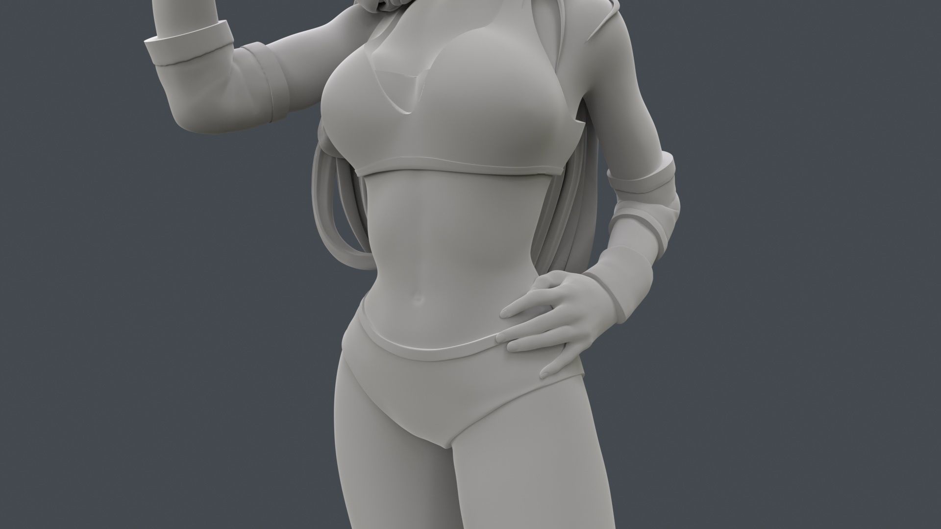 Female Professional Wrestlers B 3D Printing 3D print model_32