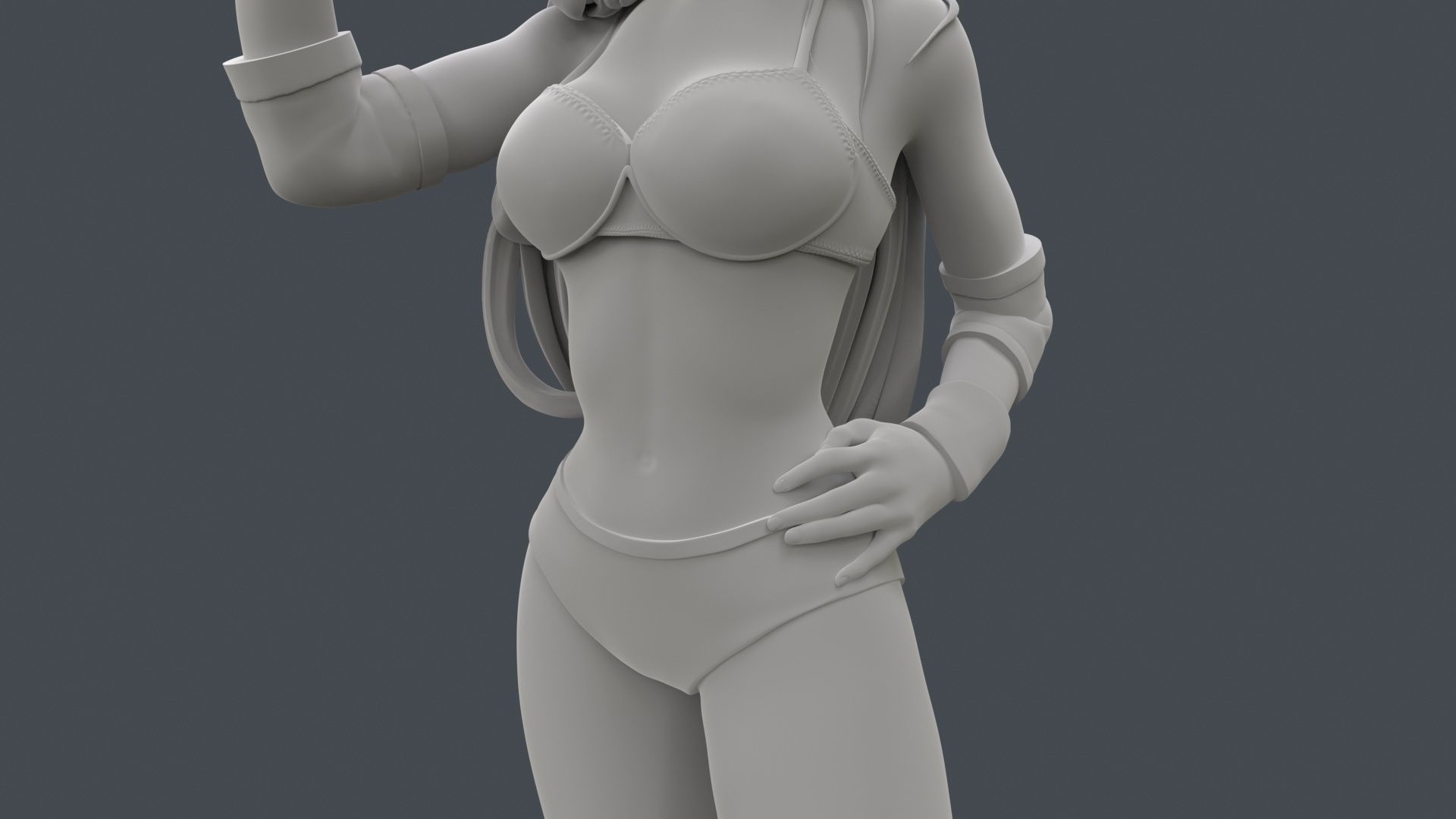 Female Professional Wrestlers B 3D Printing 3D print model_33