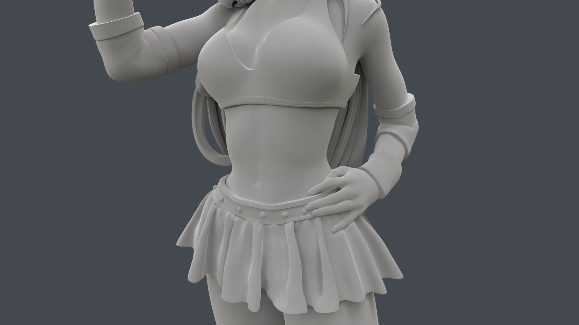 Female Professional Wrestlers B 3D Printing 3D print model_30