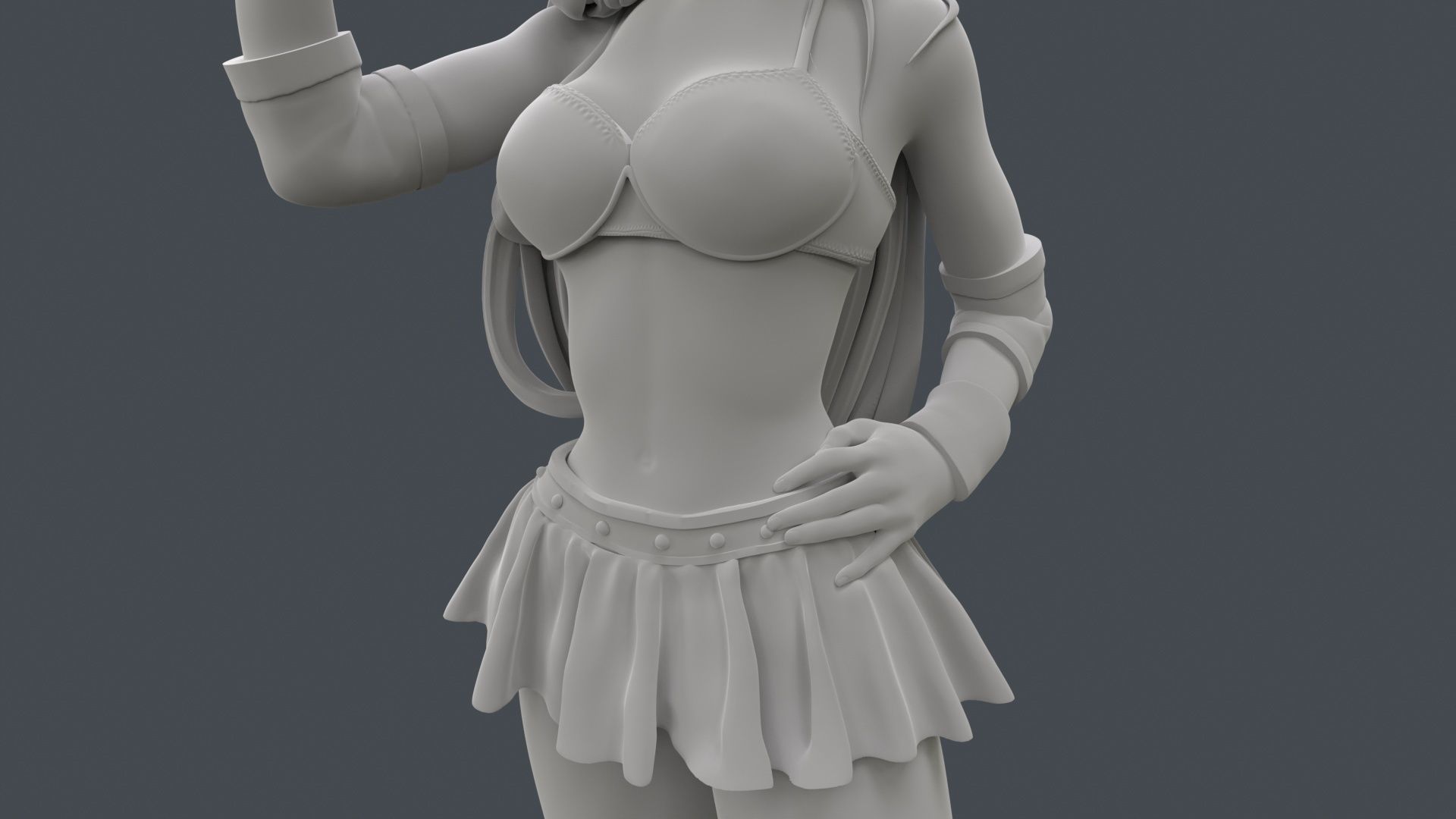 Female Professional Wrestlers B 3D Printing 3D print model_31