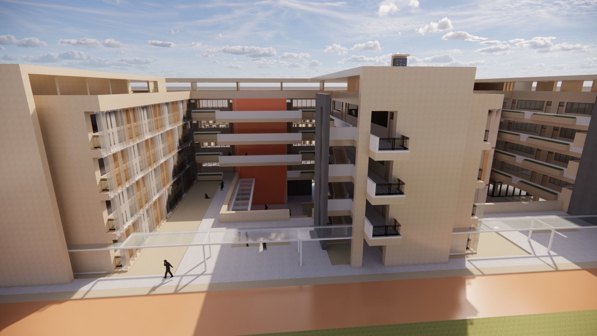 School-Orange 3D model_6