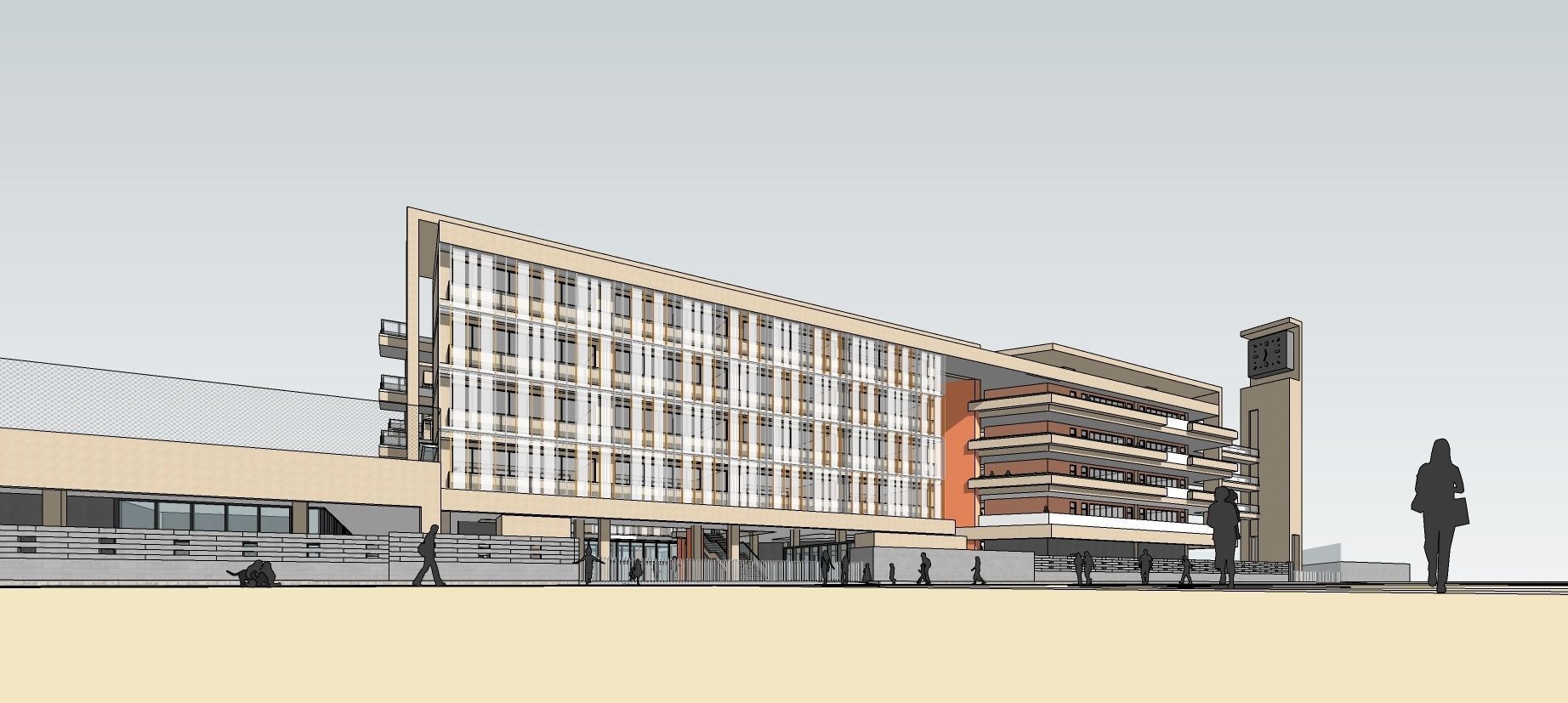 School-Orange 3D model_16