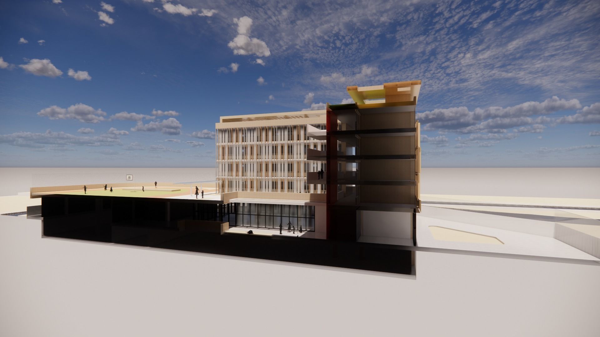 School-Orange 3D model_8