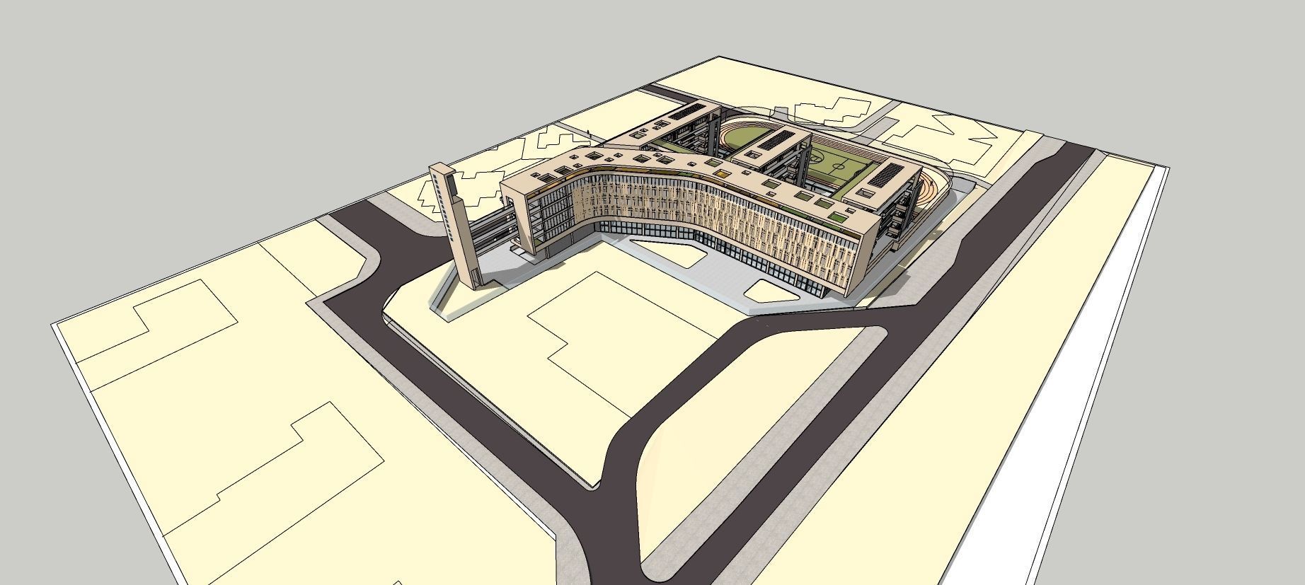 School-Orange 3D model_20