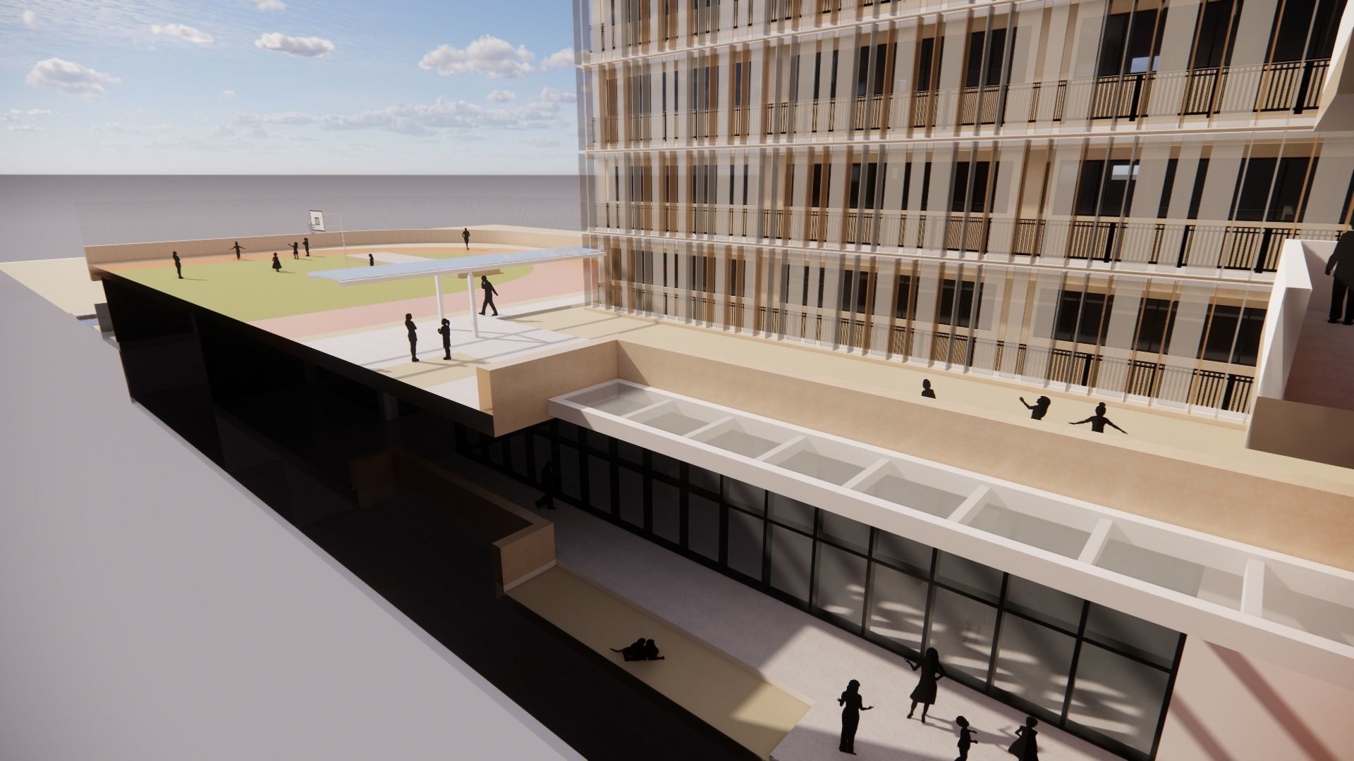 School-Orange 3D model_9