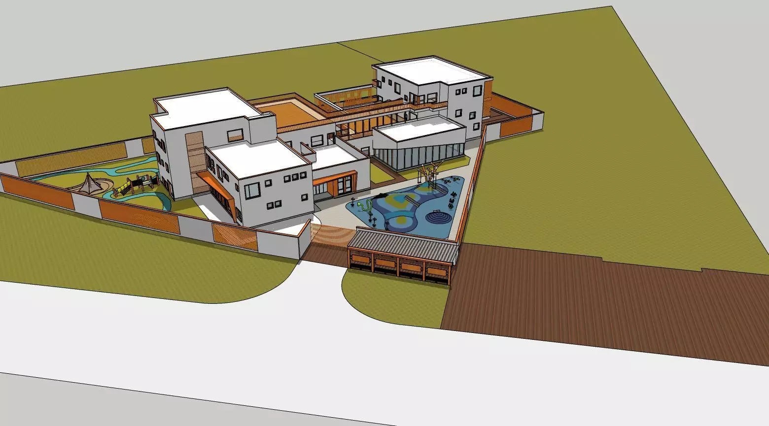 Kindergarten-GREEN WONDERLAN 3D model_0