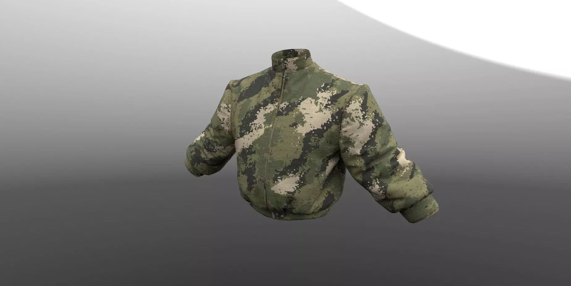 Female jacket PBR 4k Low-poly 3D model_0