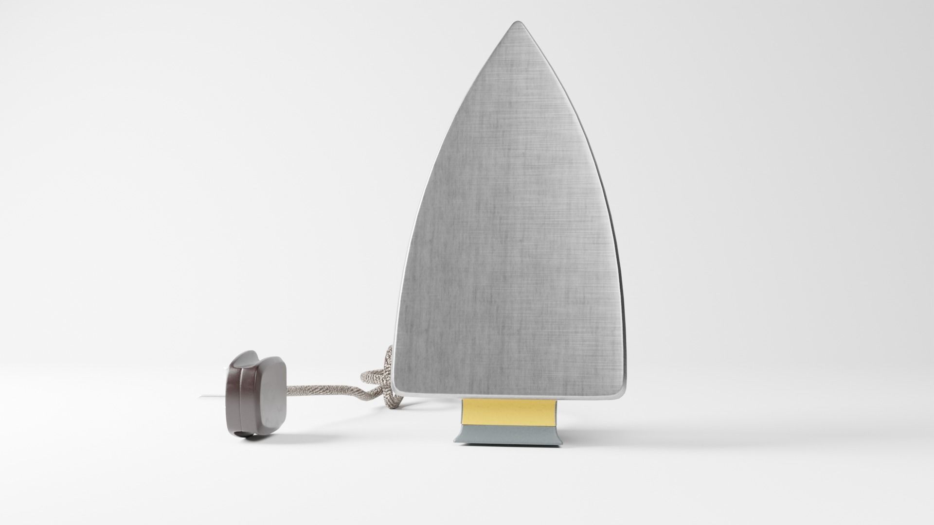 Pressing Iron Low-poly 3D model_1