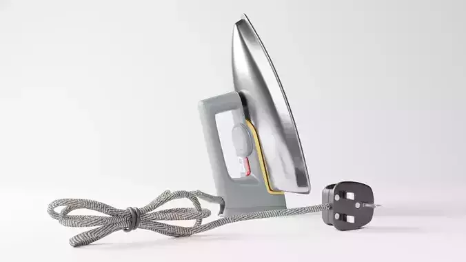 Pressing Iron Low-poly 3D model