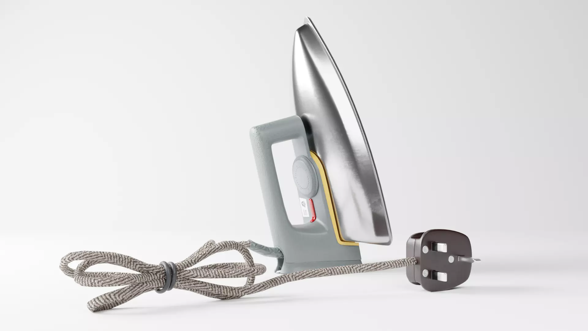 Pressing Iron Low-poly 3D model_0