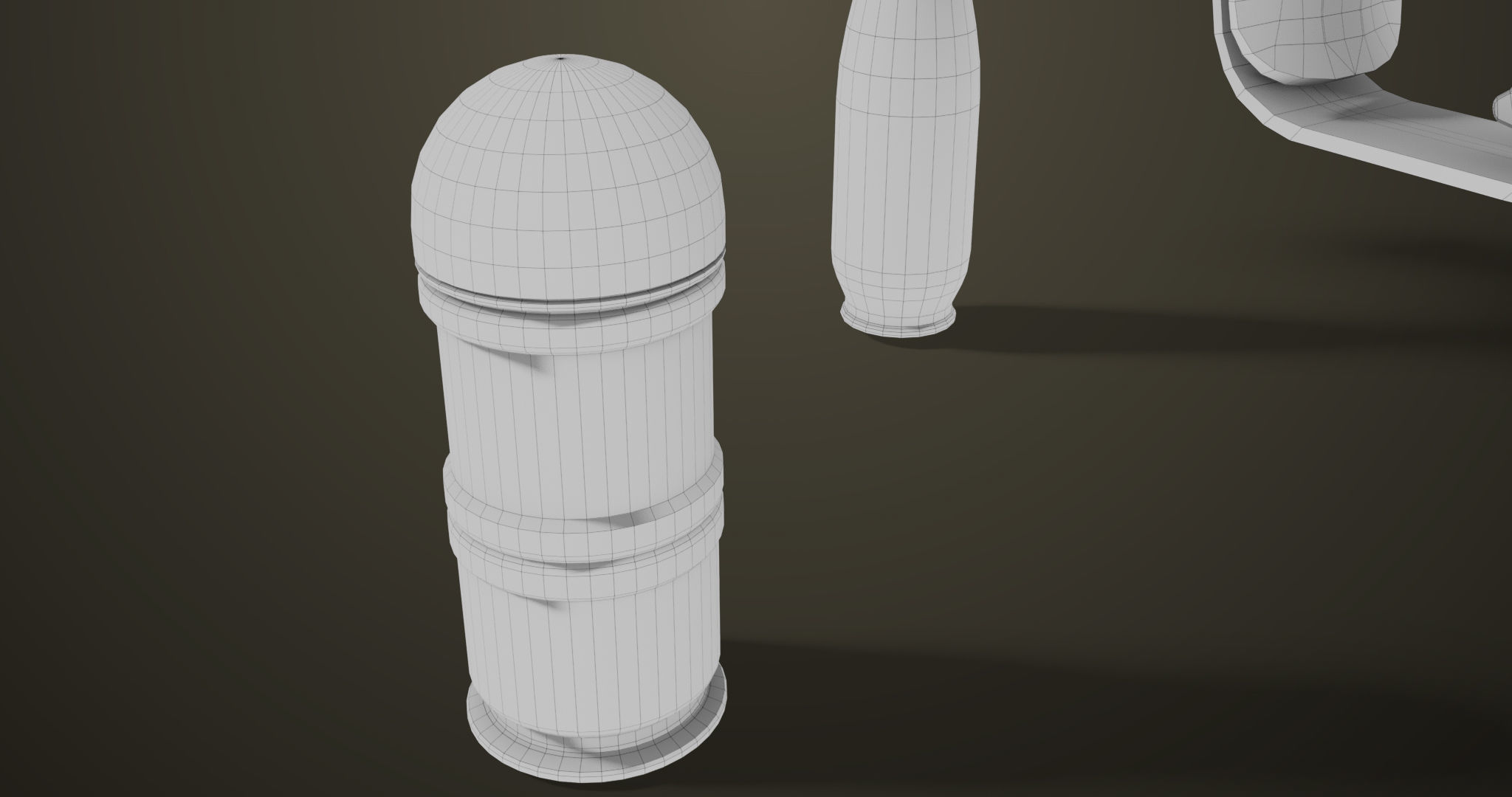 Grenade Launcher 06 Black All PBR Unity UE Textures Low-poly 3D model_41