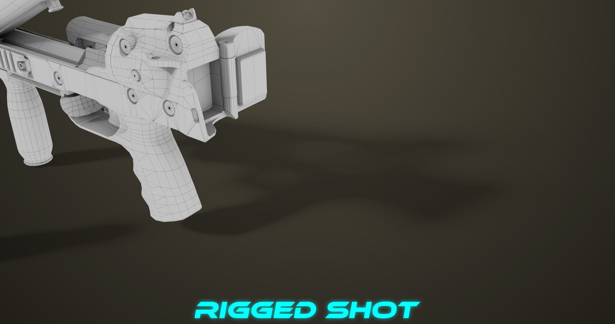 Grenade Launcher 06 Black All PBR Unity UE Textures Low-poly 3D model_44