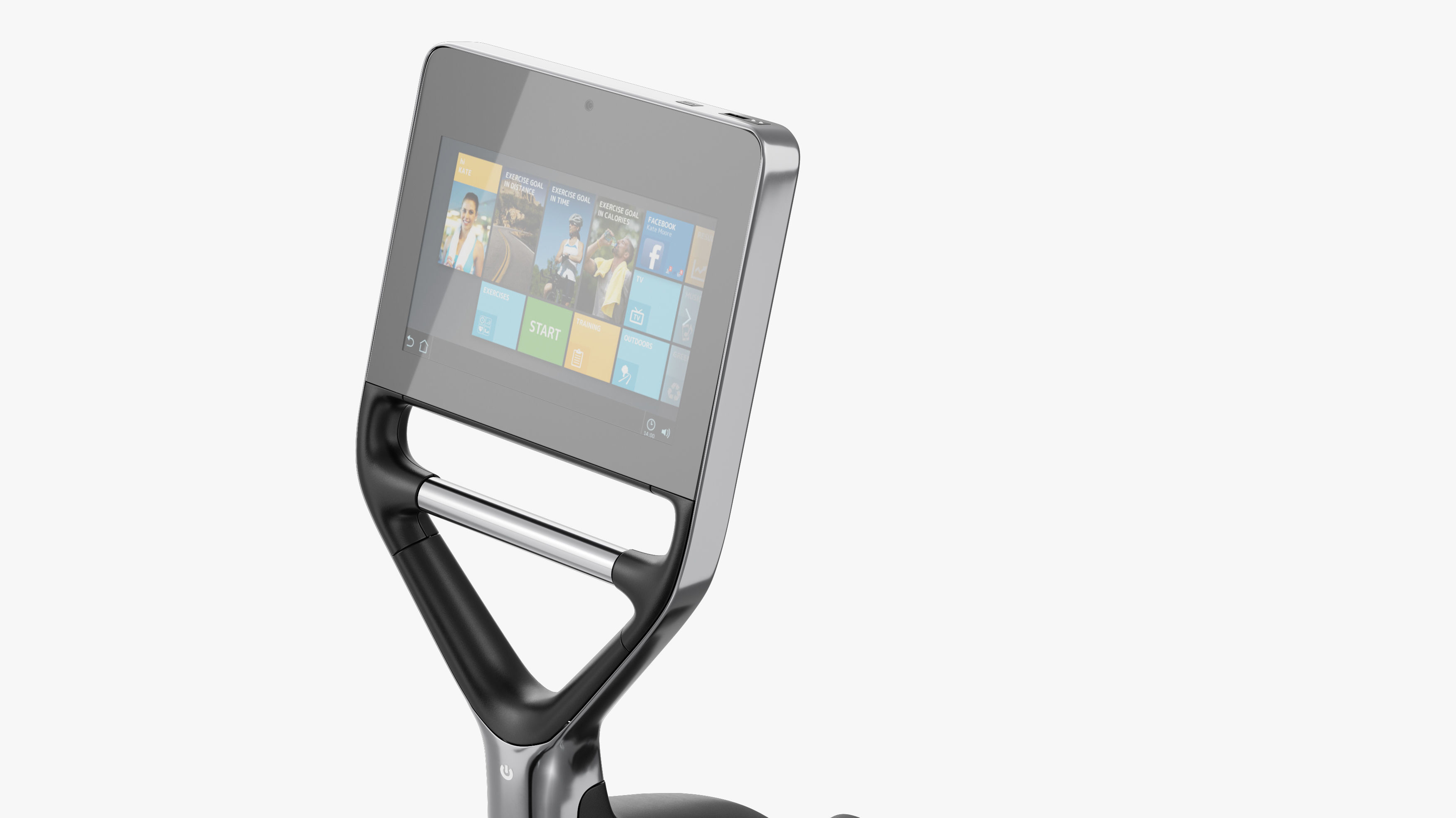 Technogym Recline Personal 3D model_8