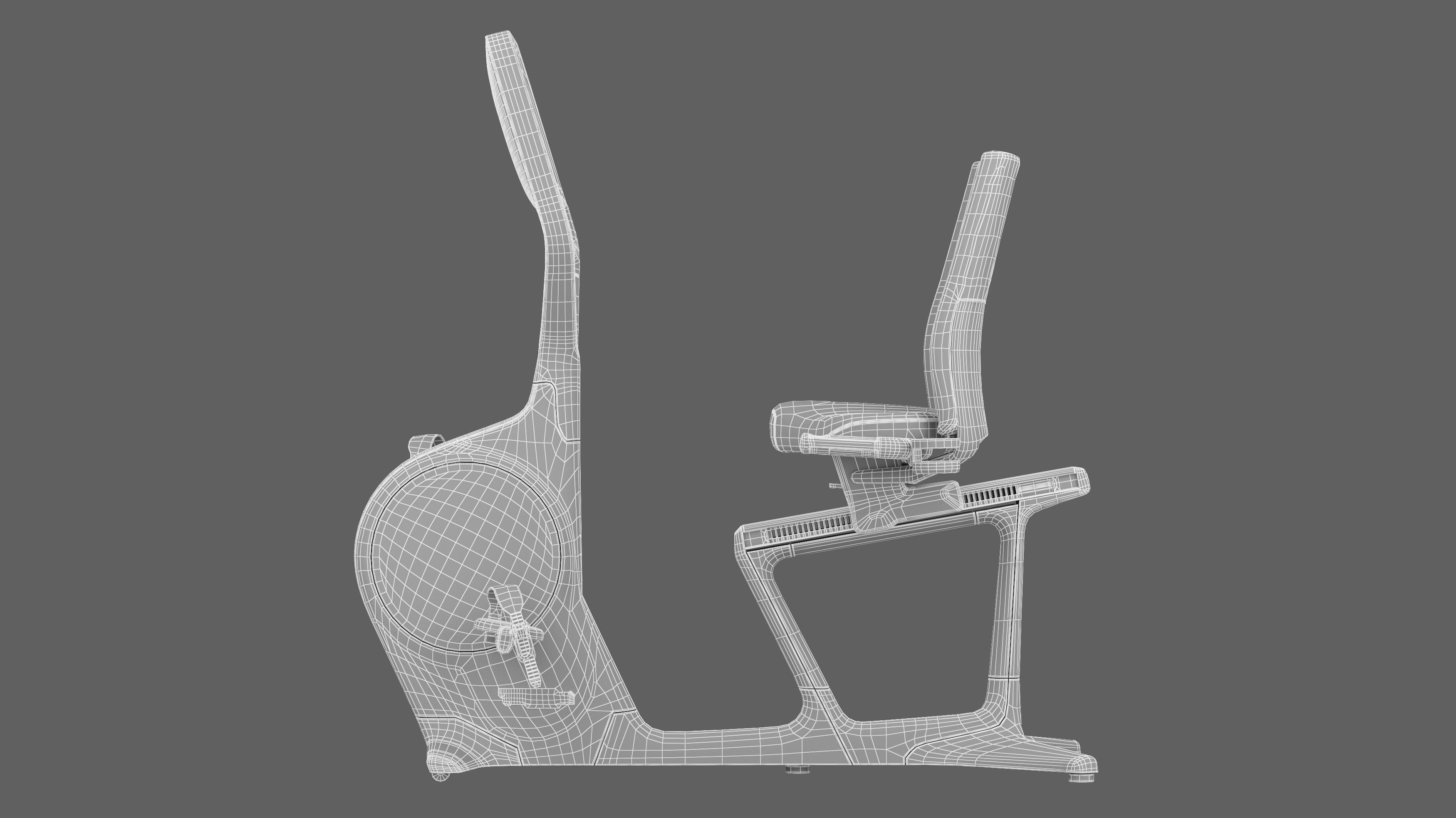 Technogym Recline Personal 3D model_12