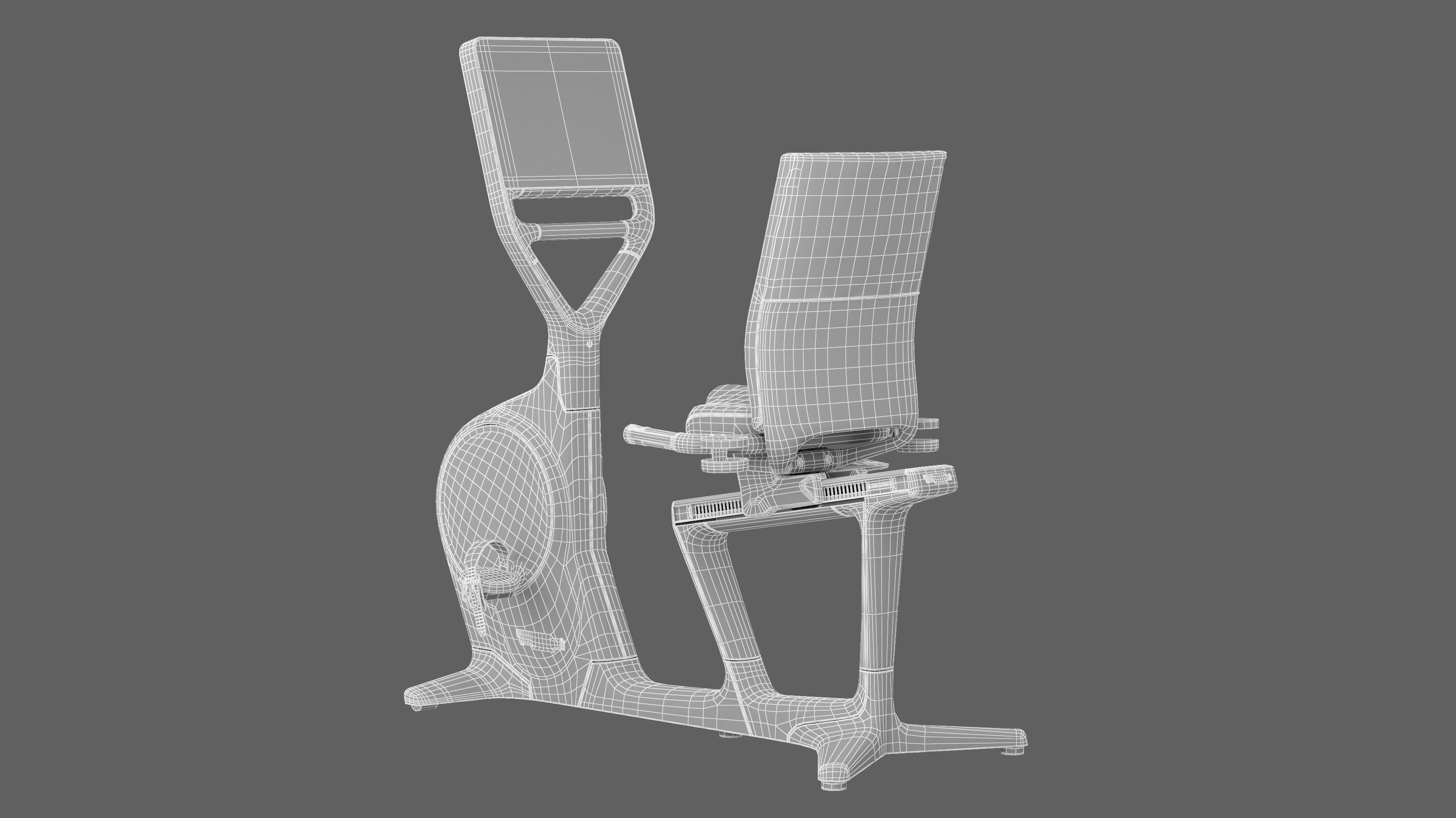 Technogym Recline Personal 3D model_11