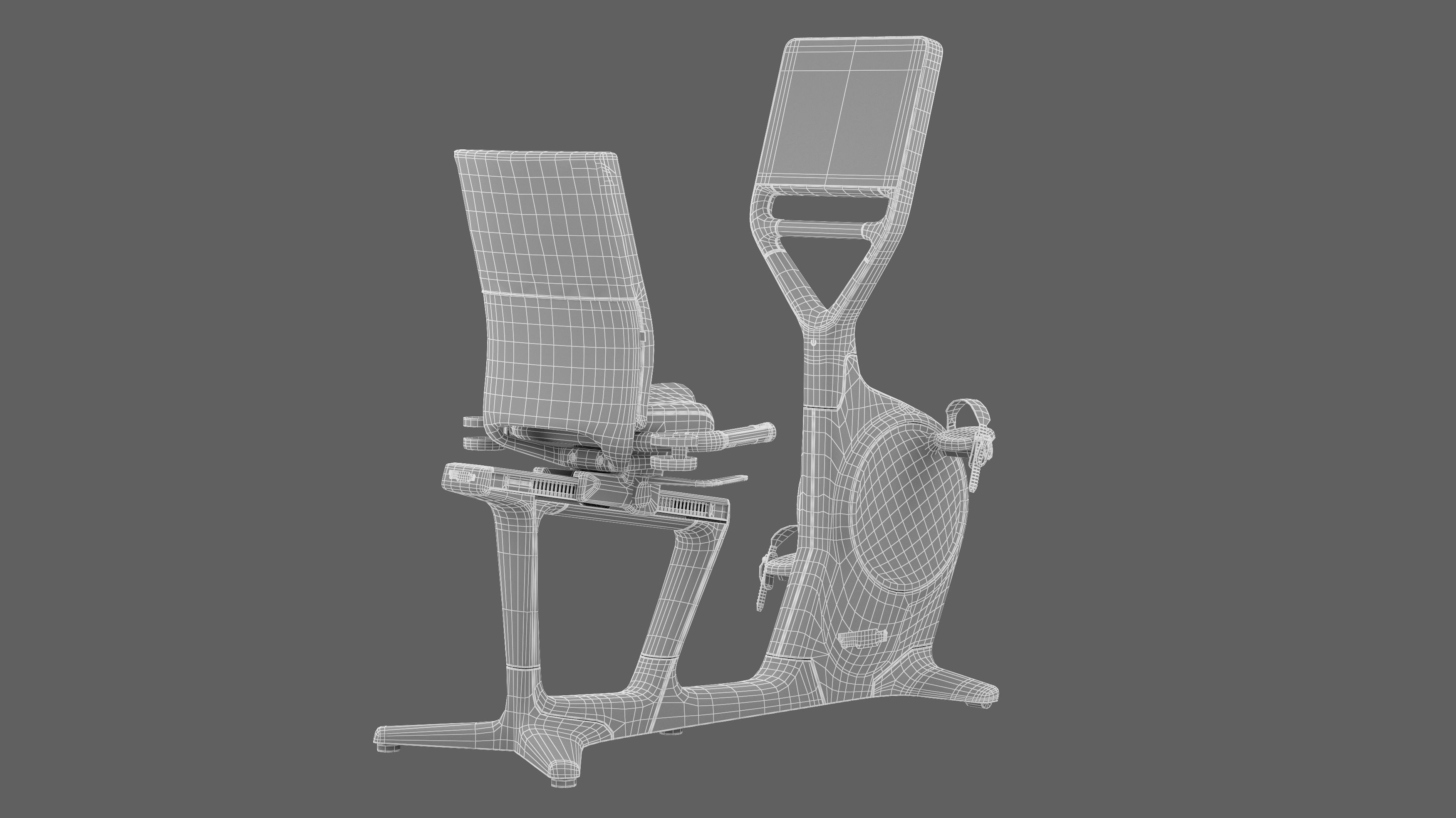 Technogym Recline Personal 3D model_9