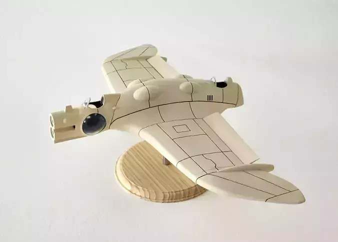 Nausicaa Gunship 3D print model