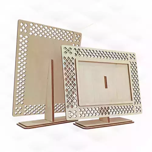 Picture Frame vertical and horizontal 4x6 photo holder 3D print model
